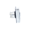 Imagem de Cabeca dupla de botao de pressao metal o22 1 branco flush marcado i + 1 preto flush marcado o