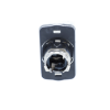 Imagem de Cabeca dupla de botao de pressao metal o22 1 branco flush marcado i + 1 preto flush marcado o