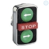 Imagem de green flush/red projecting/green flush triple-headed pushbutton O22 with marking