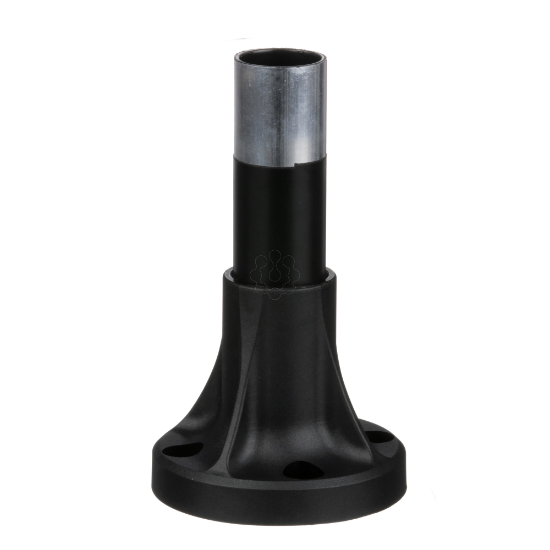 Imagem de Tubo de suporte + base de fixacao l=80 mm - aluminio preto - xvb