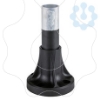 Imagem de Tubo de suporte + base de fixacao l=80 mm - aluminio preto - xvb