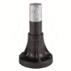 Imagem de Tubo de suporte + base de fixacao l=80 mm - aluminio preto - xvb