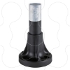 Imagem de Tubo de suporte + base de fixacao l=80 mm - aluminio preto - xvb