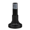 Imagem de Tubo de suporte + base de fixacao l=80 mm - aluminio preto - xvb