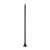 Imagem de Tubo de suporte + base de fixacao l=800 mm - aluminio preto - xvb