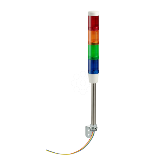 Imagem de Banco indicador sem buzzer + 4 unidades iluminadas - o 45mm - 24vac/dc