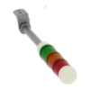 Imagem de Banco indicador com  buzzer + 3 unidades iluminadas - o45mm - 24vac/dc