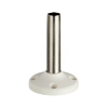 Imagem de Tubo de suporte com base de fixacao l=100 mm - aluminio branco - xvm