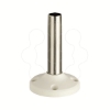 Imagem de Tubo de suporte com base de fixacao l=100 mm - aluminio branco - xvm