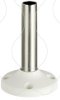 Imagem de Tubo de suporte com base de fixacao l=100 mm - aluminio branco - xvm
