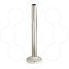 Imagem de Tubo de suporte com base de fixacao l=400 mm - aluminio branco - xvm