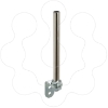 Imagem de Tubo de suporte de aluminio com abracadeira de metal l=400 mm - xvm