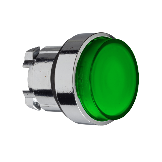 Imagem de Cabeca de botao de pressao iluminada - o 22- verde