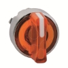 Imagem de Cabeca de interruptor selector iluminada - 3 posicoes - o 22 - amarela