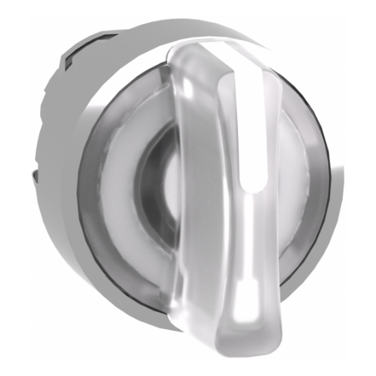 Imagem de Cabeca de interruptor selector iluminada - 3 posicoes - o 22 - branca