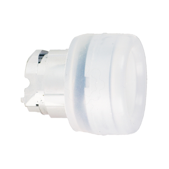 Imagem de Cabeca botao de pressao  de borracha branca