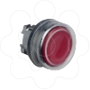 Imagem de Botao de pressao cabeca de borracha posicoes transparentes vermelho