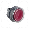 Imagem de Botao de pressao cabeca de borracha posicoes transparentes vermelho