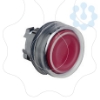 Imagem de Botao de pressao cabeca de borracha posicoes transparentes vermelho