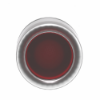 Imagem de Botao de pressao cabeca de borracha posicoes transparentes vermelho