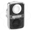 Imagem de Branco   flush/preto   flush illuminated double-headed pushbutton o22 unmarked