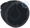 Imagem de pushbutton head for harsh environment - black - without marking