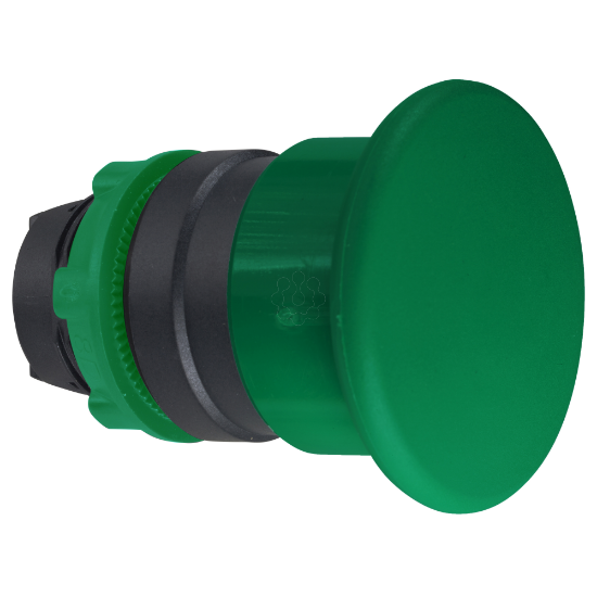 Imagem de Cabeca de botao pressao o 22 - verde - cogumelo de o 40 mm