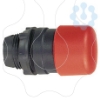 Imagem de Cabeca de botao pressao o 22 - vermelha - cogumelo de o 30 mm