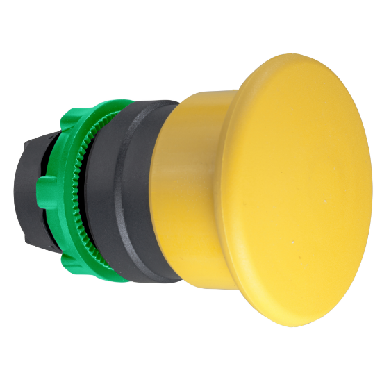 Imagem de Cabeca de botao pressao o 22 - amarela - cogumelo de o 40 mm