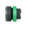 Imagem de Cabeca botao capsula verde para led a face para aro de fixacao plastico