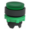 Imagem de Cabeca botao capsula verde para led saliente para aro de fixacao plastico