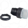 Imagem de Cabeca de interruptor selector iluminada - 2 posicoes - o 22 - branca