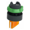 Imagem de Cabeca de interruptor selector iluminada - 2 posicoes - o 22 - amarela