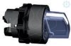 Imagem de Cabeca de interruptor selector iluminada - 3 posicoes - o 22 - azul