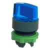 Imagem de Cabeca de interruptor selector iluminada - 2 posicoes - o 22 - azul