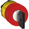 Imagem de Cabeca botao de pressao o30 paragem de emergencia vermelha chave para libertar