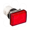 Imagem de cabeca sinalizador rectangular vermelho - p/ unids sin o 16mm xb6