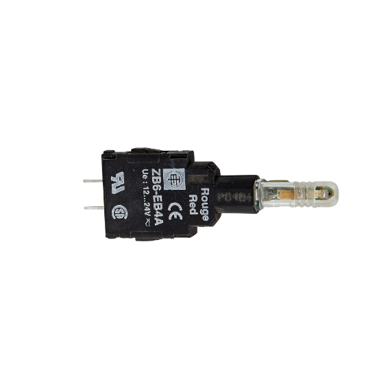 Imagem de Corpo para luz piloto - zb6 - led verde incorporado - 12..24 v