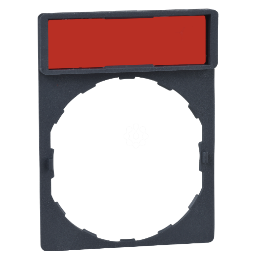 Imagem de Porta-etiqueta com etiqueta em branco 24x48 mm