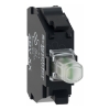 Imagem de Bloco luminoso Harmony XB5 Harmony XB4 branco para cabeca 22mm LED universal terminais de aperto de parafuso 12V AC/DC