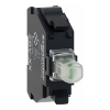 Imagem de Bloco luminoso Harmony XB5 Harmony XB4 branco para cabeca 22mm LED universal terminais de aperto de parafuso 12V AC/DC