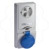 Imagem de Unika interlocked socket - 16 A - 3P + E - 200...250 V AC - IP65 - panel