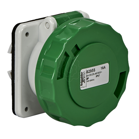 Imagem de PratiKa industrial socket - 16 A - 3P - 20...25 V AC - IP67