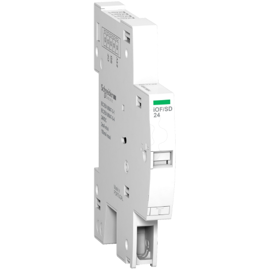 Imagem de Acti9 IC60 RCBO - low level auxiliary contact - 1OF/SD Smartlink - 24V DC