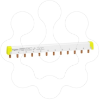 Imagem de Acti 9 - comb busbar - 3L - 18 mm pitch - 12 modules - 100A