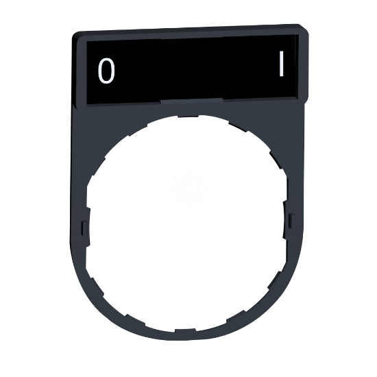 Imagem de Suporte 30 x 40 mm com legendaa 8 x 27 mm - o - i