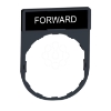 Imagem de Suporte 30 x 40 mm com legendaa 8 x 27 mm - forward