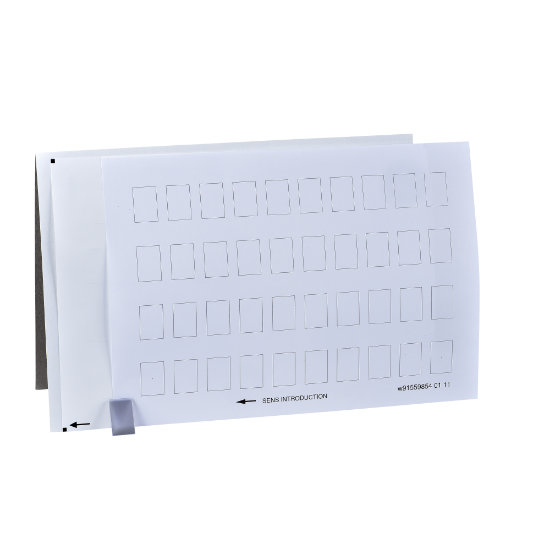 Imagem de Folha 40 legendaas 18 x 27 mm para suportes 30 x 50 mm