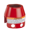 Imagem de Proteccao para cabeca de cogumelo de o 40 e unidades de o 22 mm - vermelha