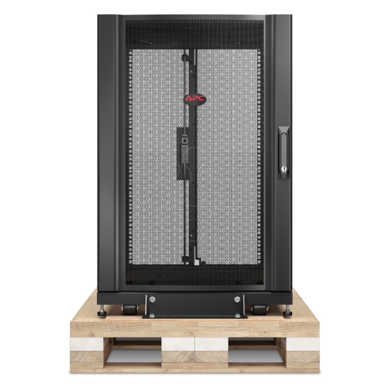 Imagem de Armario em Bastidor de Servidor NetShelter SX 18U da APC 600mm x 900mm c/ Lados em Preto Embalagem contra Choques